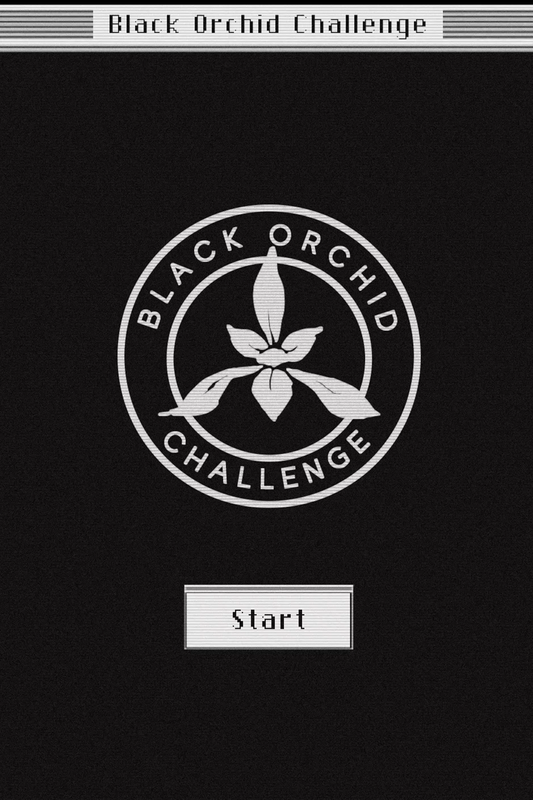 Black Orchid Challenge Poster