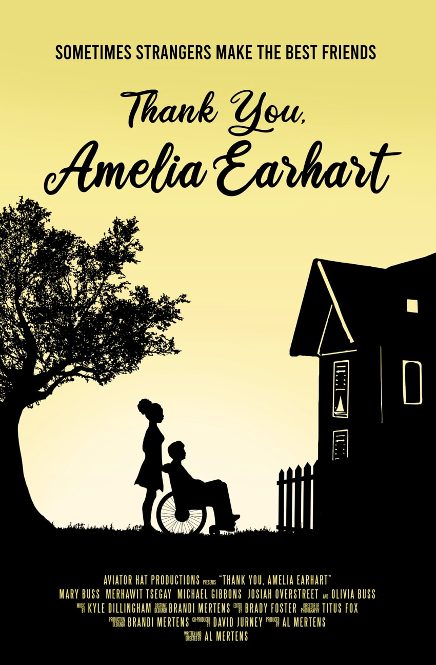Thank You, Amelia Earhart poster.